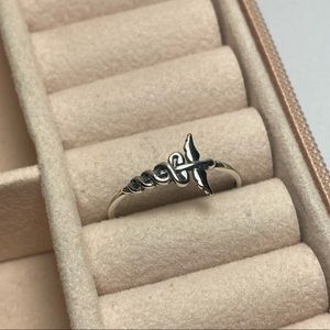 925 Sterling Silver Caduceus Ring